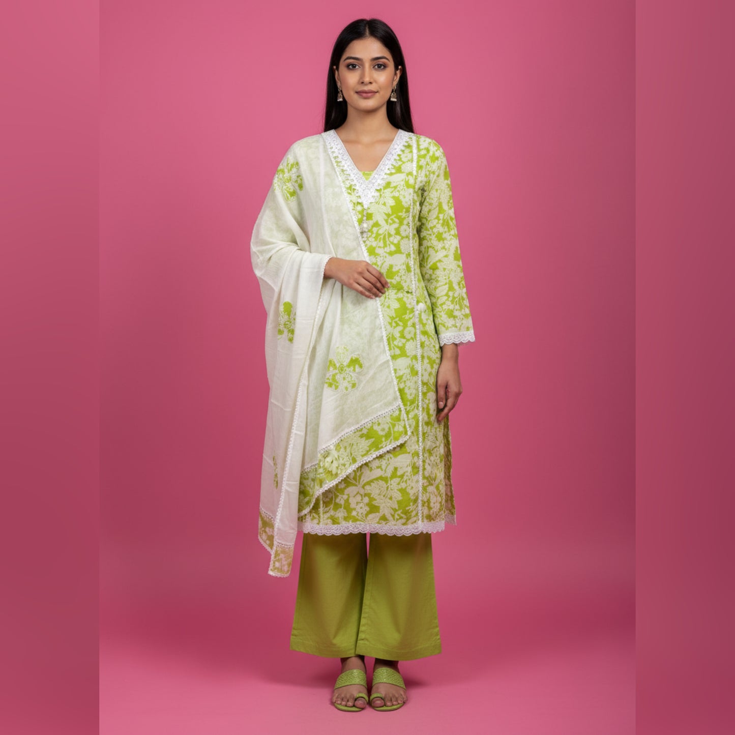 Unstitched Cotton Salwar Suit