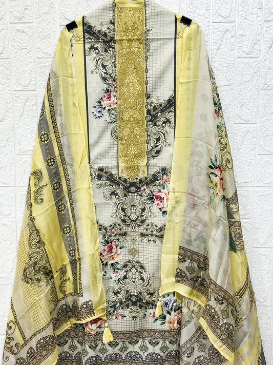 PAKISTANI PRINT LAWN COTTON SUIT