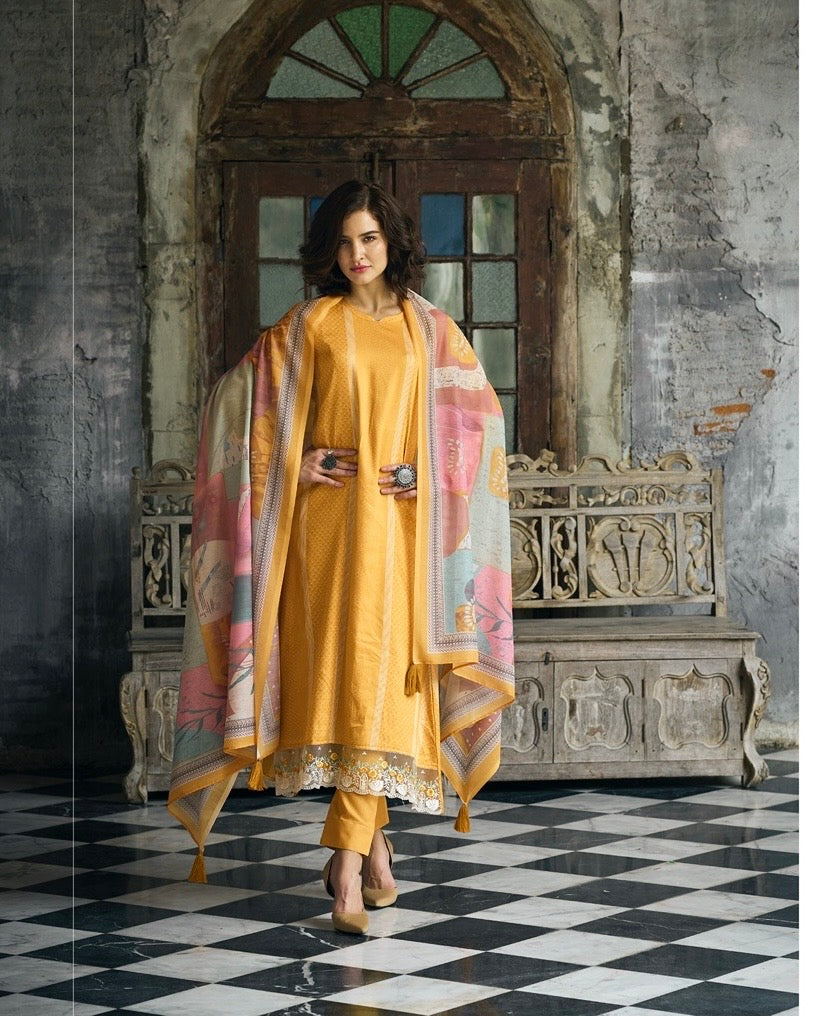 UNSTITCHED JAAM COTTON SUIT