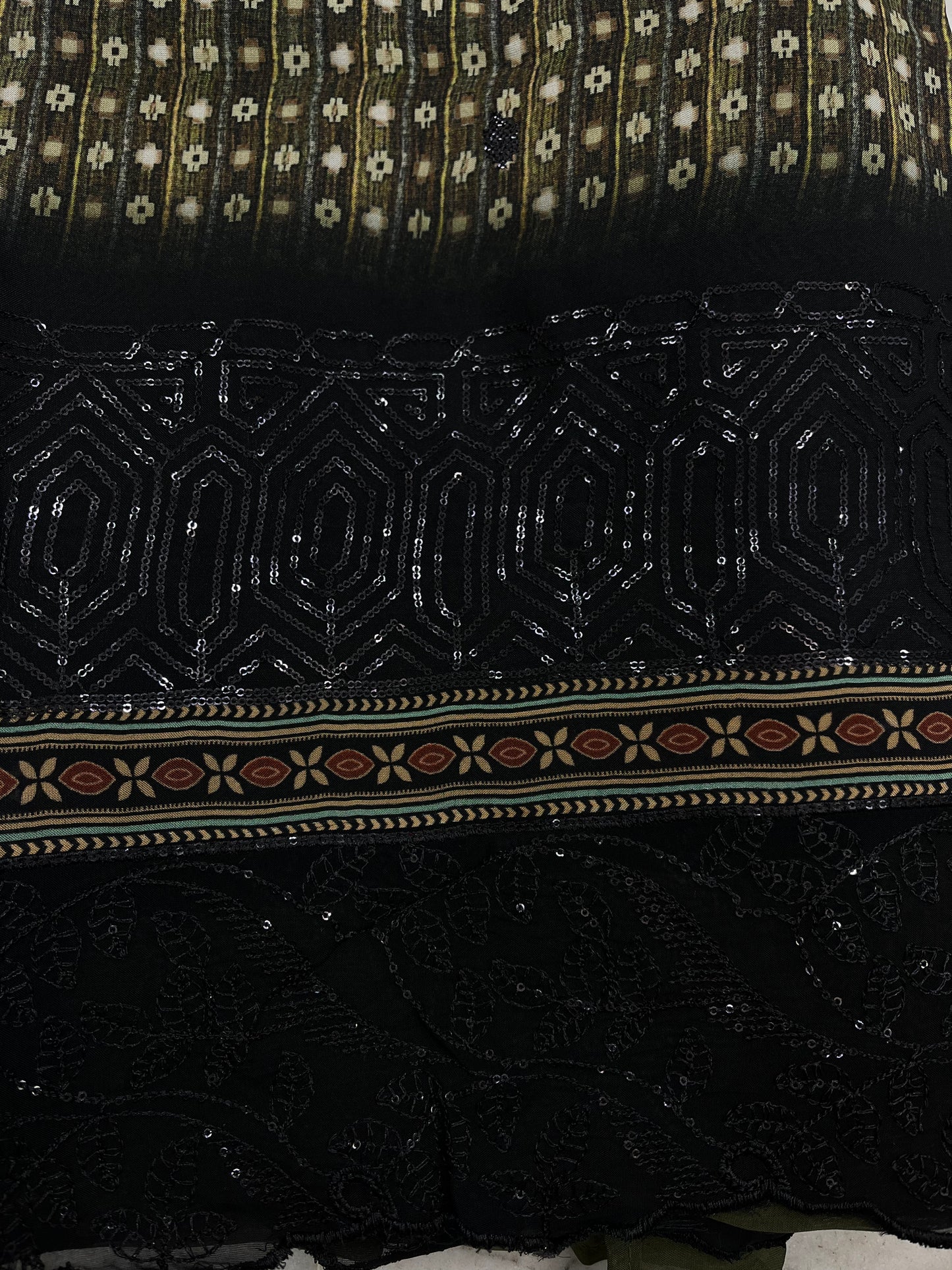 DIGITAL PRINT ORGANZA SUIT