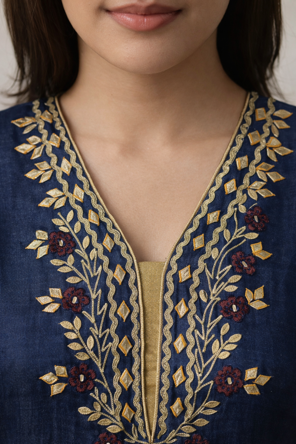 Unstitched Shimmer Tissue Salwar Suit