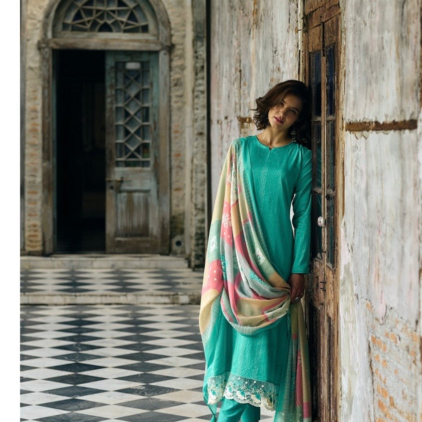 UNSTITCHED JAAM COTTON SUIT