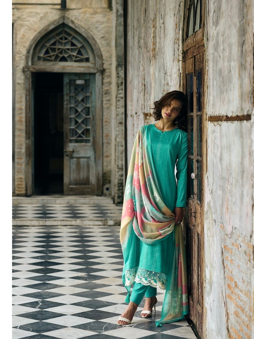 UNSTITCHED JAAM COTTON SUIT