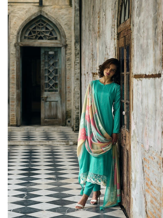 UNSTITCHED JAAM COTTON SUIT