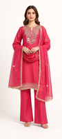 Unstitched Shimmer Tissue Salwar Suit