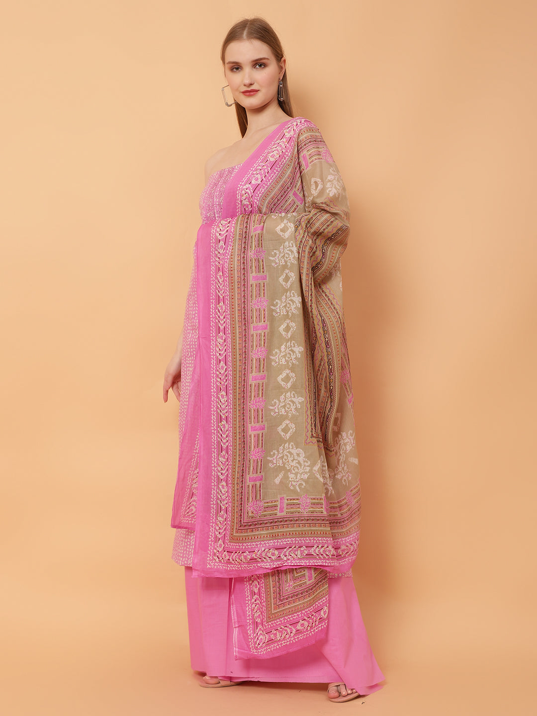 Unstitched Cotton Suit