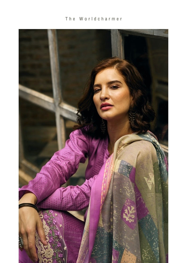 UNSTITCHED JAAM COTTON SUIT