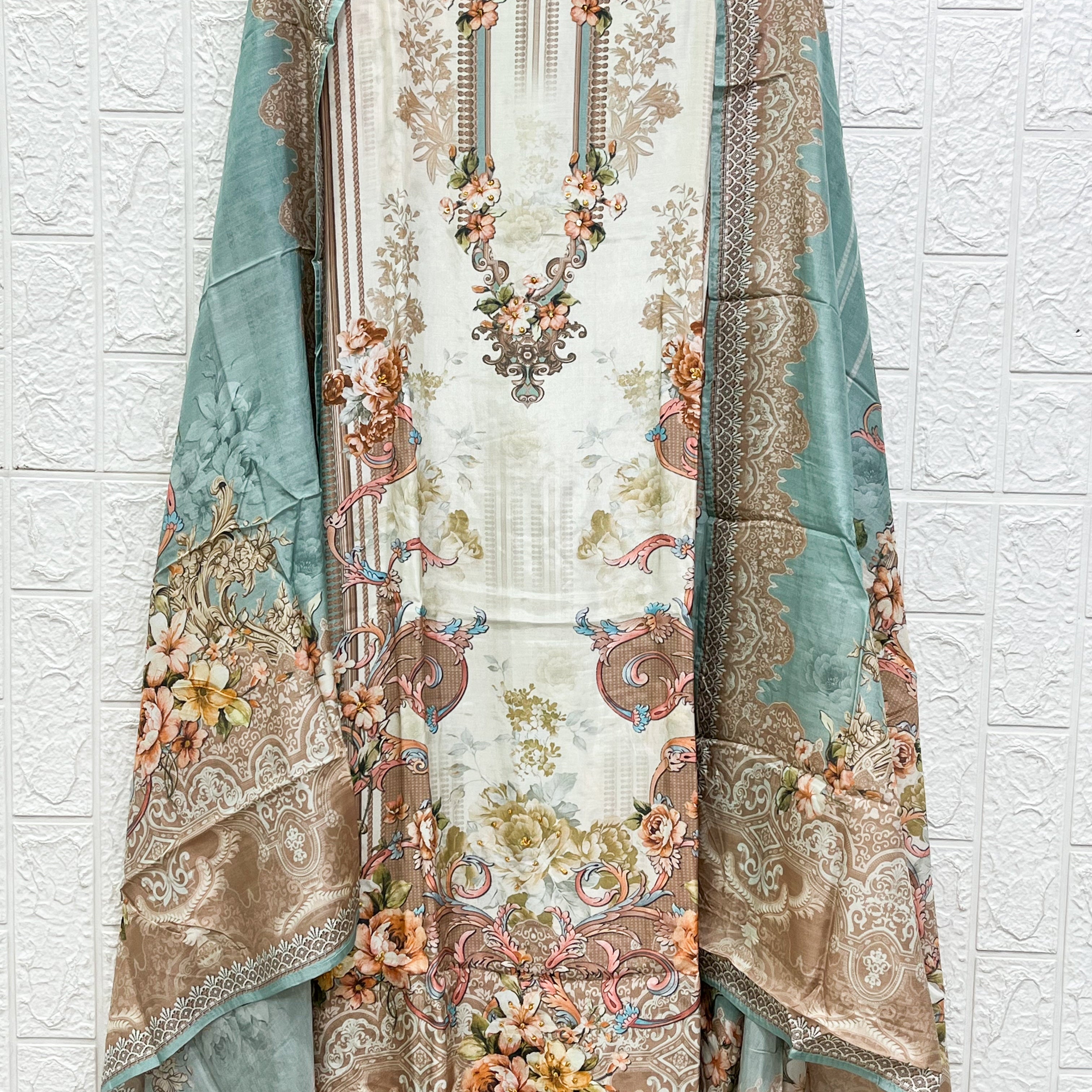 Pure Modal Pakistani Print Suit