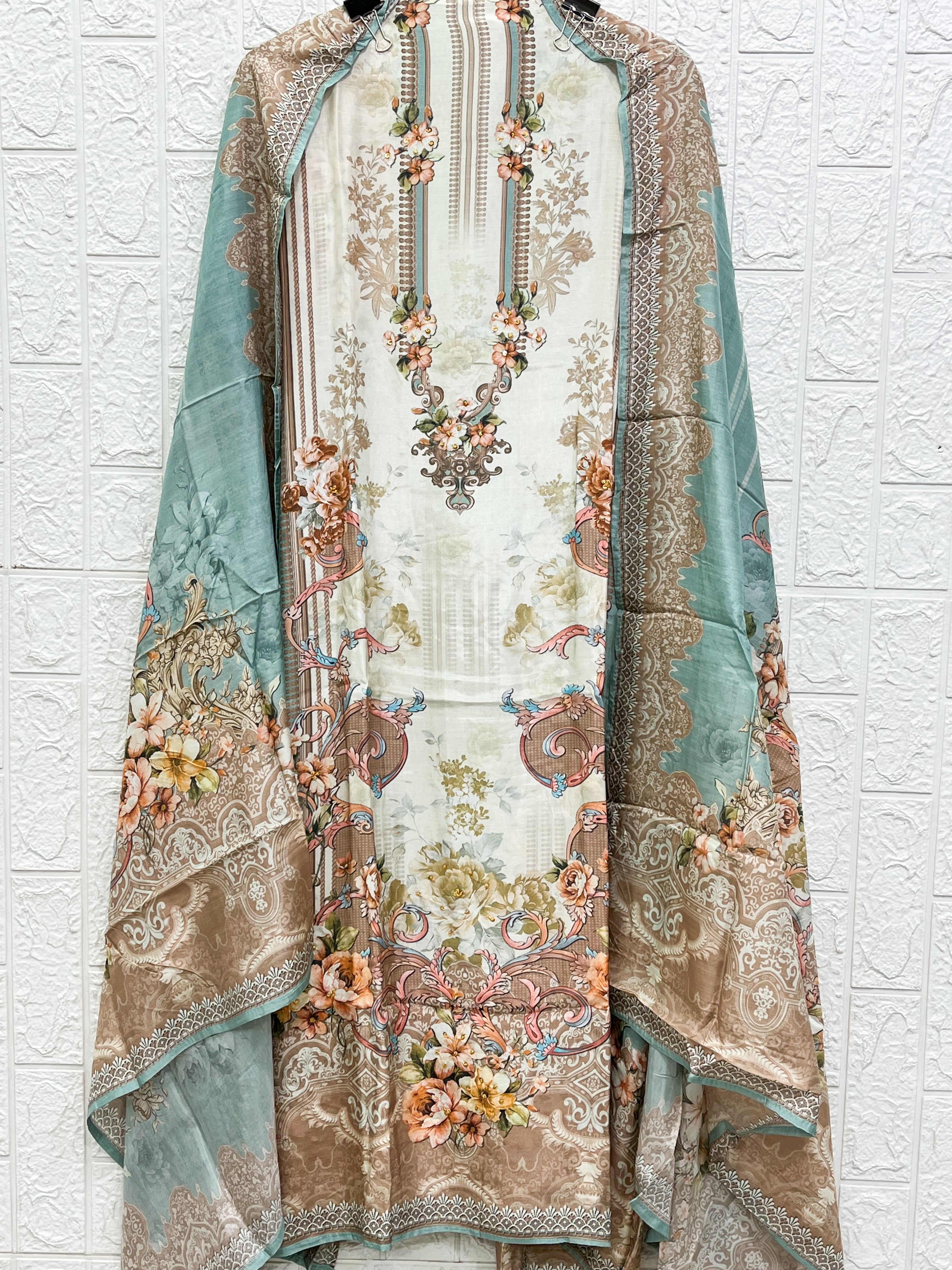 Pure Modal Pakistani Print Suit