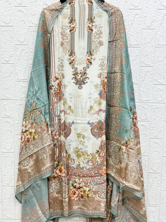 Pure Modal Pakistani Print Suit
