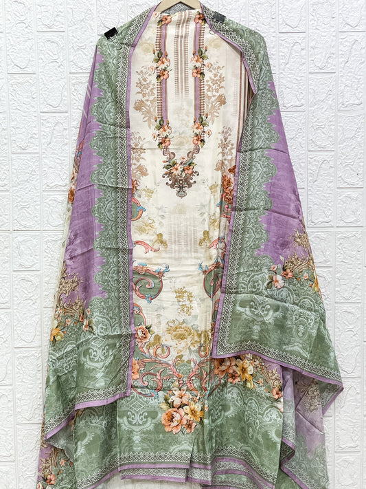 Pure Modal Pakistani Print Suit