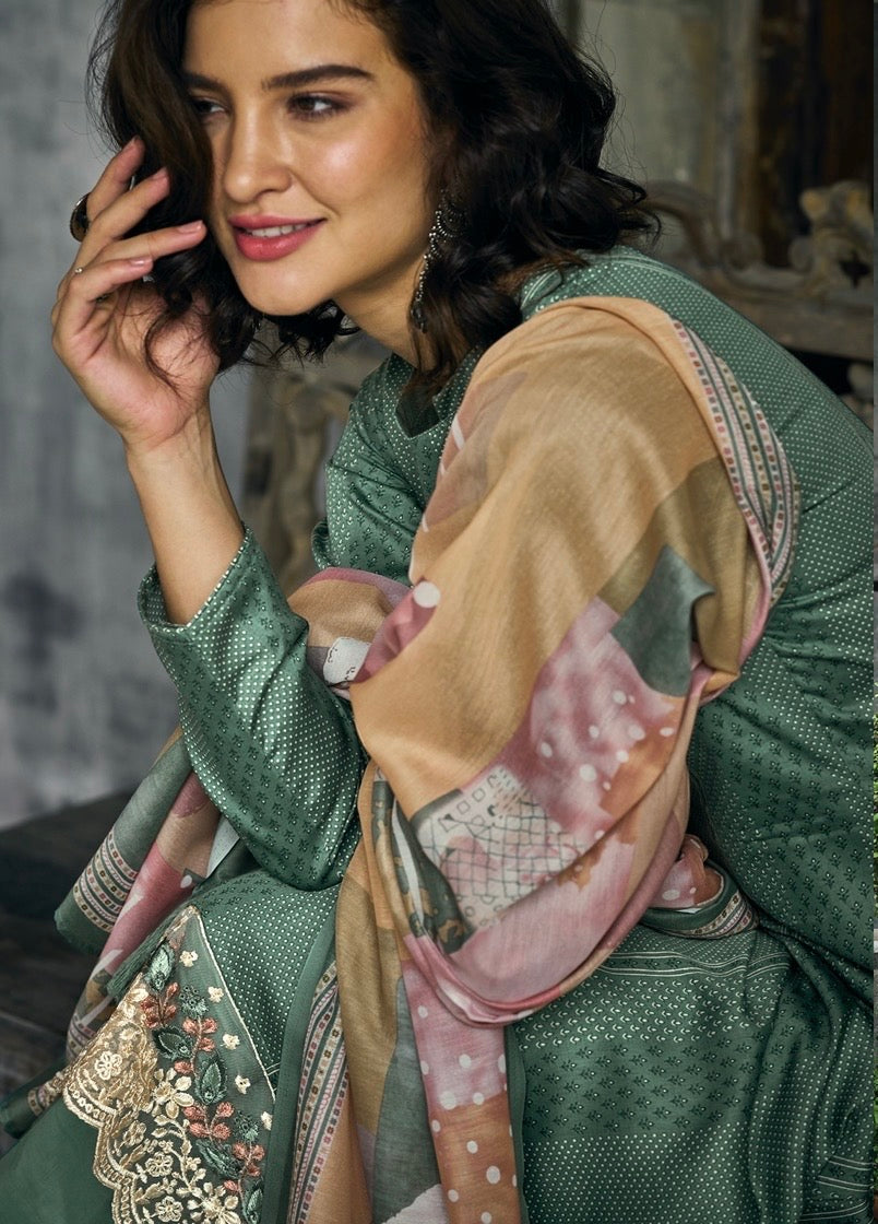 UNSTITCHED JAAM COTTON SUIT