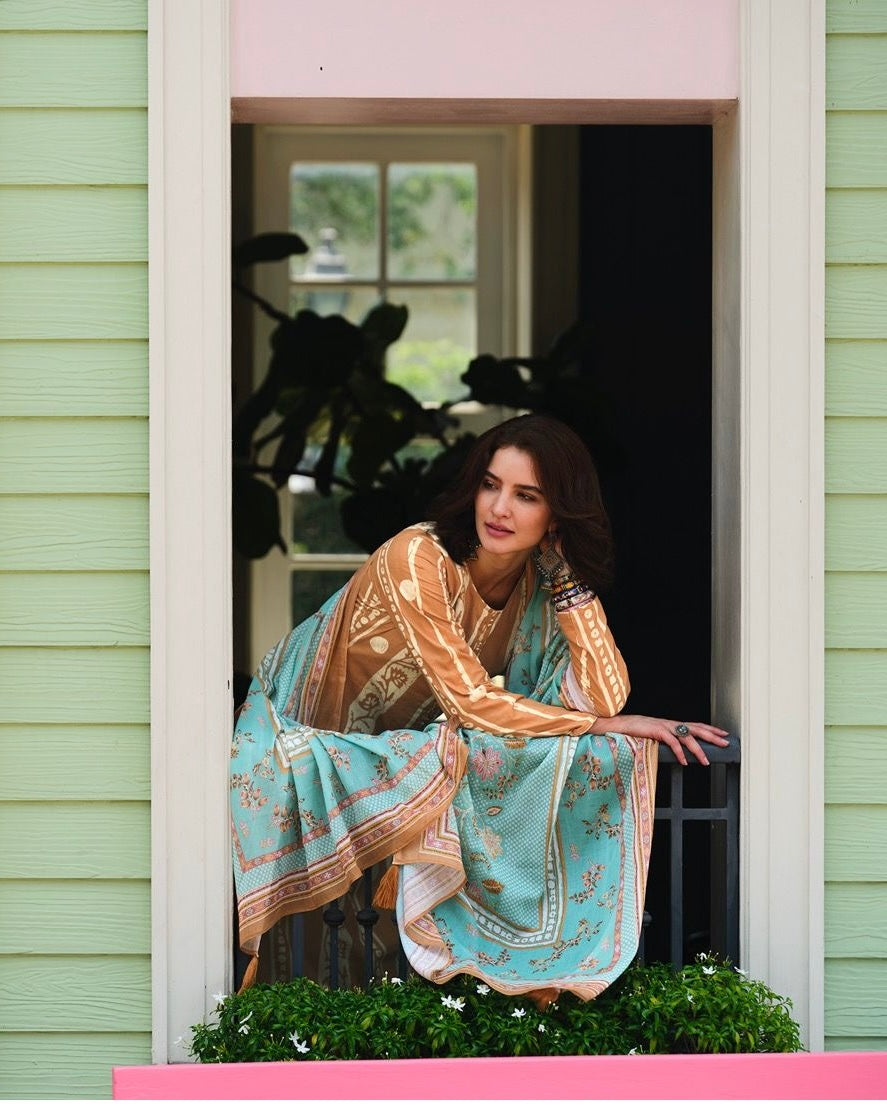 UNSTITCHED JAAM COTTON SUIT