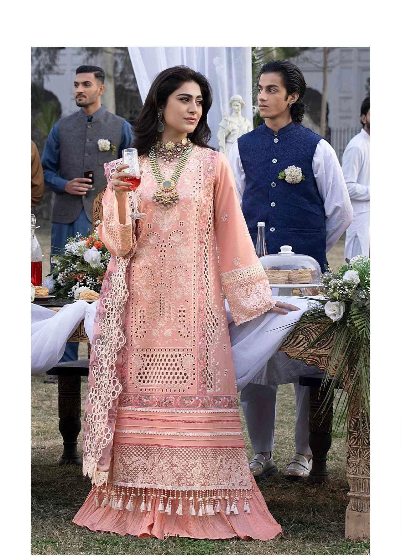 UNSTITCHED COTTON EMBROIDERY SUIT