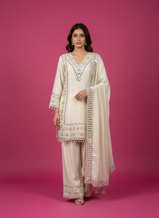 Readymade Shimmer Tissue Pant Suit