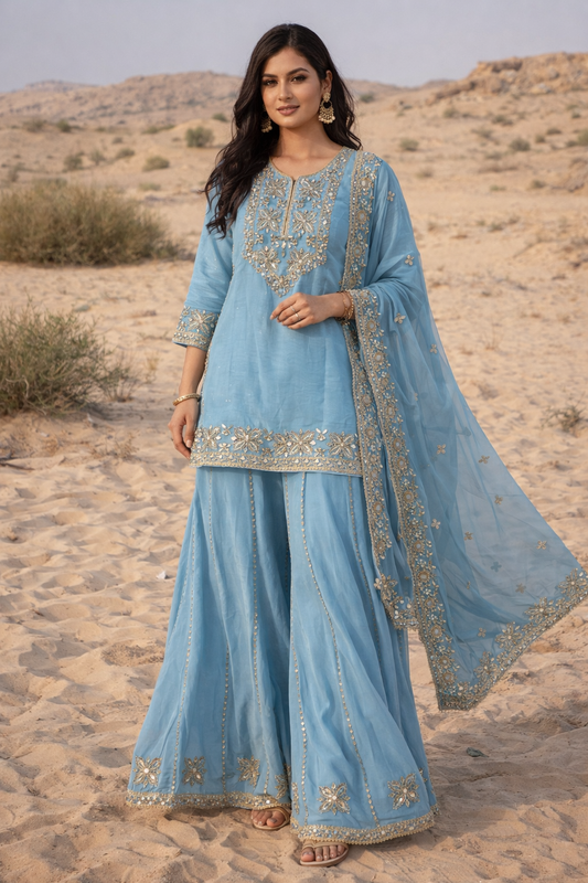 Readymade Sharara Suit Set