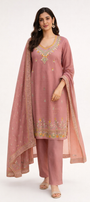 Unstitched Shimmer Silk Salwar Suit
