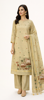 Unstitched Cotton Jamdani Weaving Salwar Suit