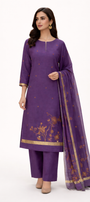 Unstitched Cotton Jamdani Weaving Salwar Suit