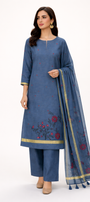 Unstitched Cotton Jamdani Weaving Suit
