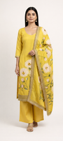 Unstitched Tissue Silk Salwar Suit