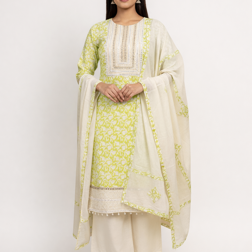 Unstitched Cotton Suit