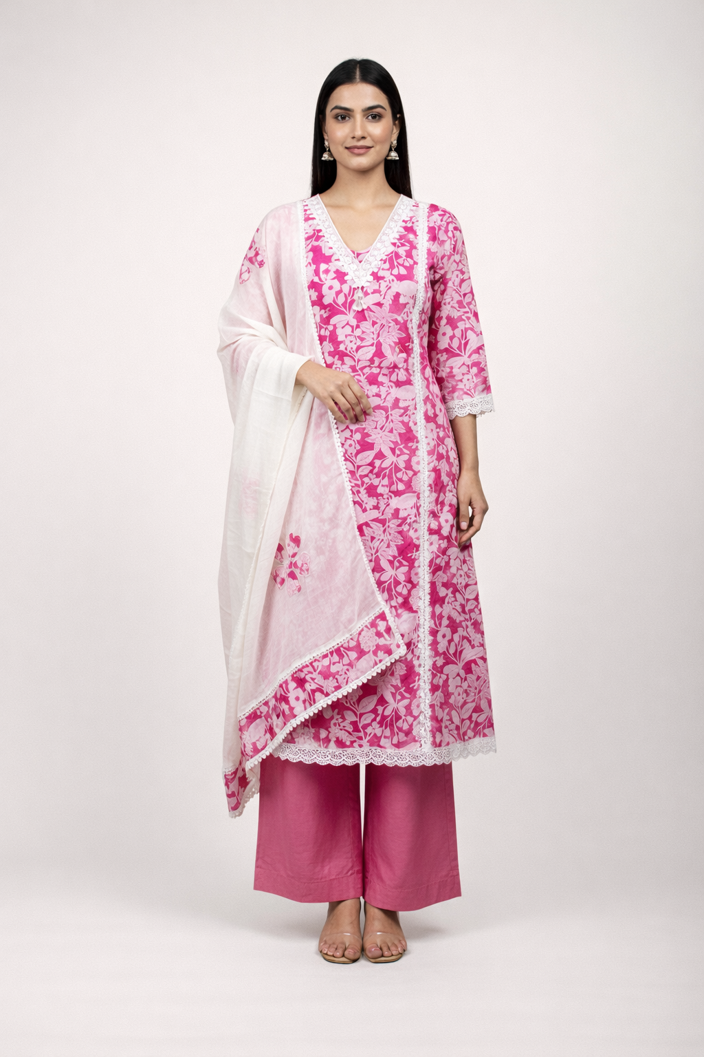 Unstitched Cotton Salwar Suit