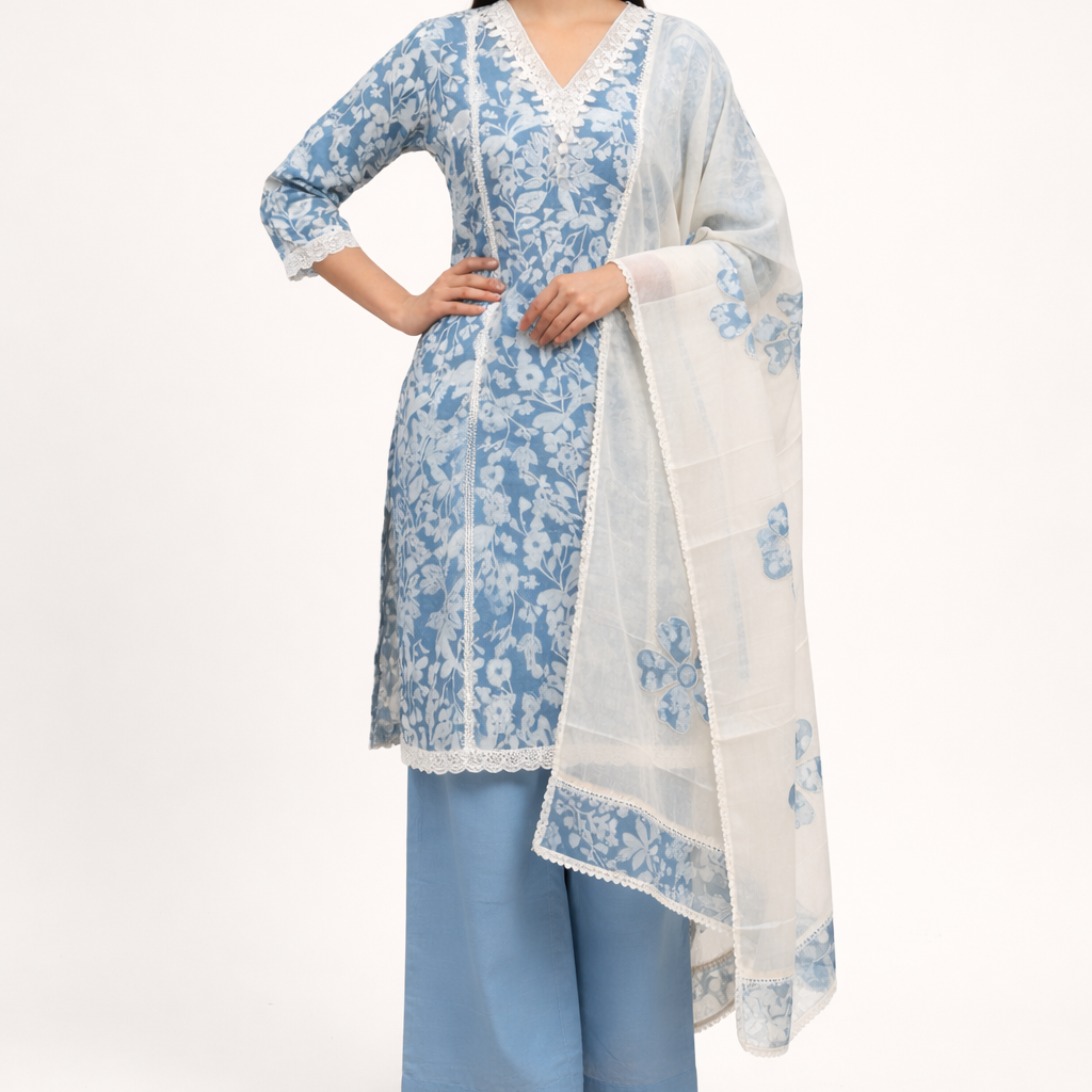 Unstitched Cotton Salwar Suit
