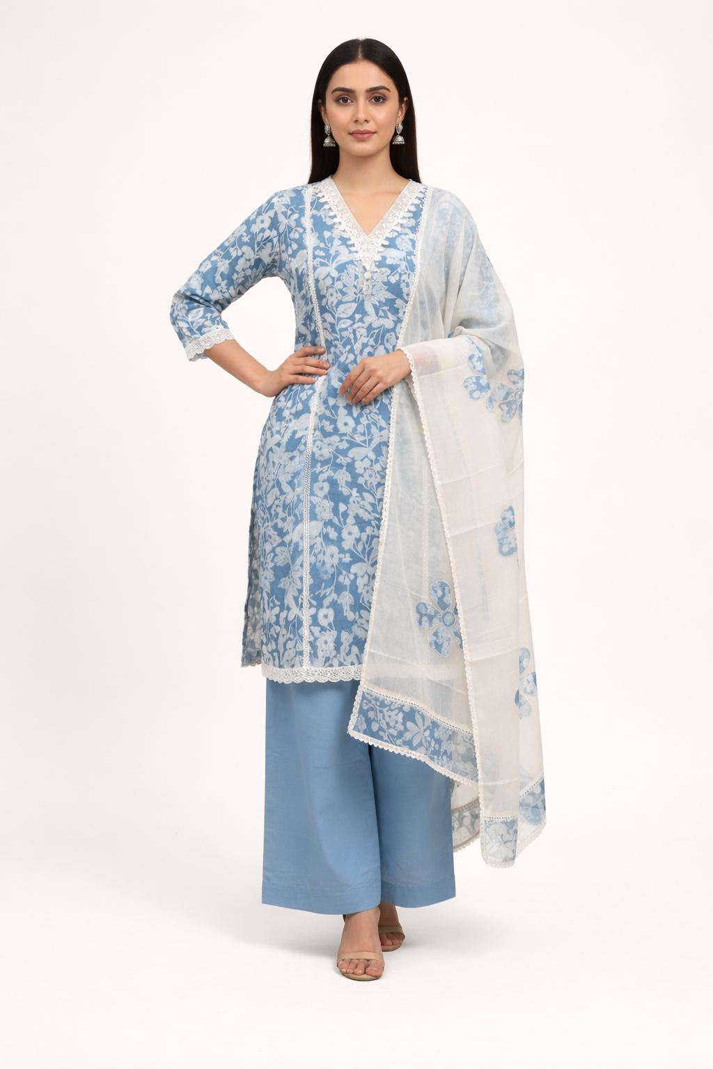Unstitched Cotton Salwar Suit