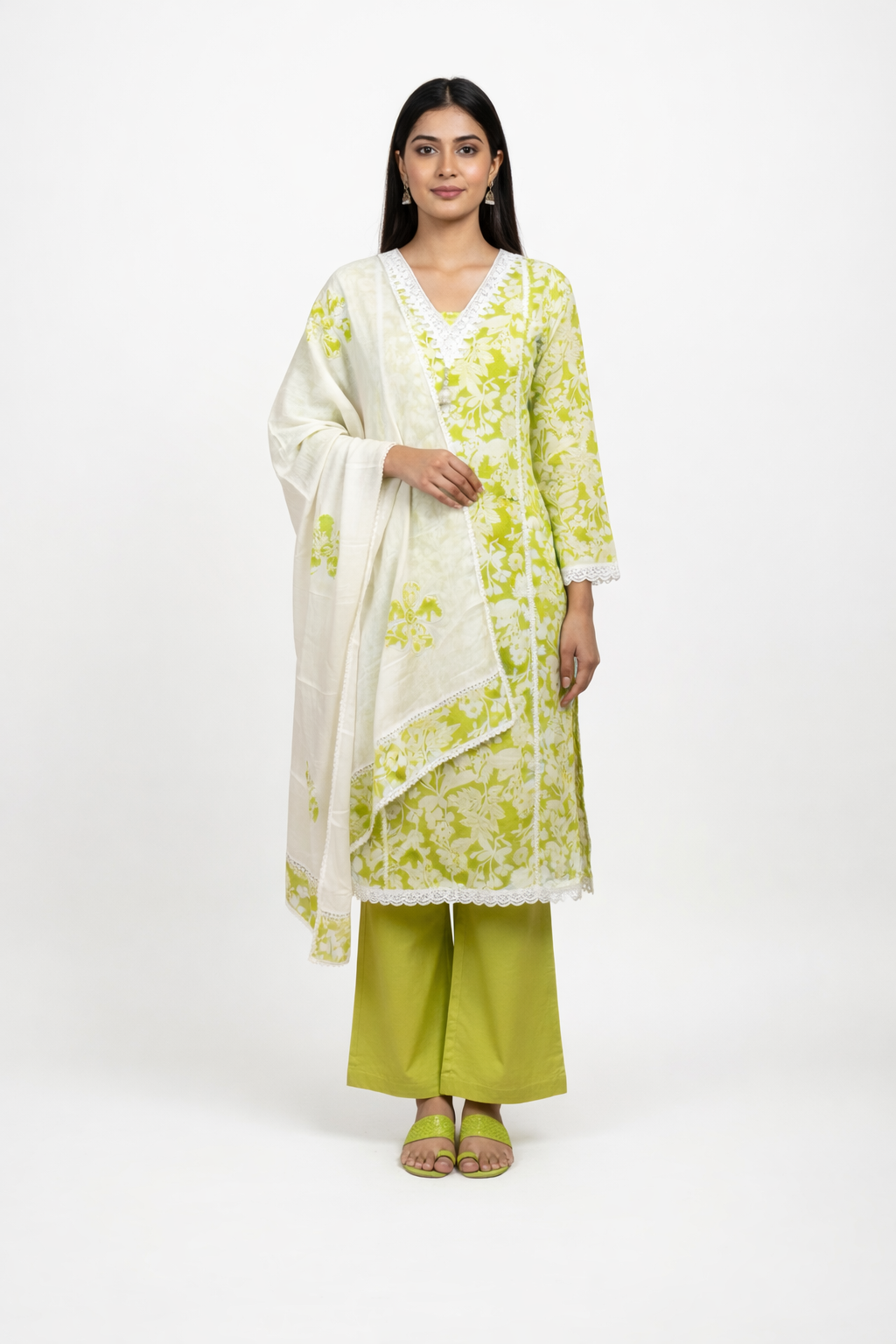 Unstitched Cotton Salwar Suit