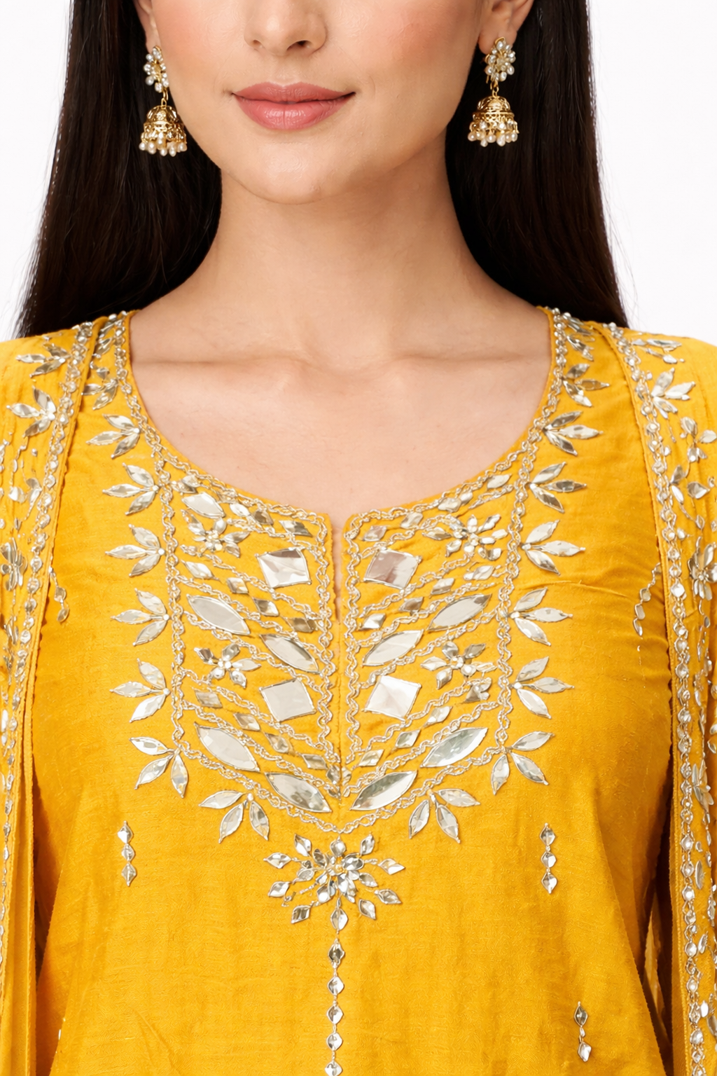 Unstitched Tissue Silk Salwar Suit