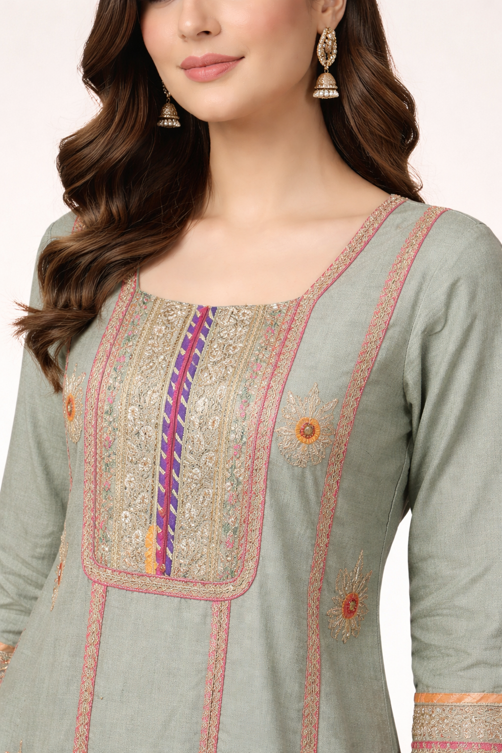 Readymade Shimmer Tissue Co-Ord Set