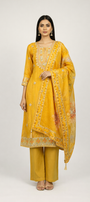 Unstitched Glass Organza Salwar Suit
