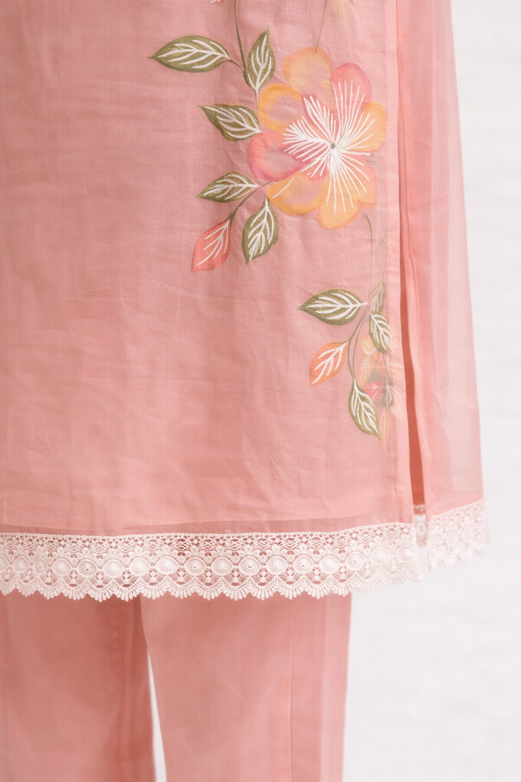 Unstitched Organza Salwar Suit