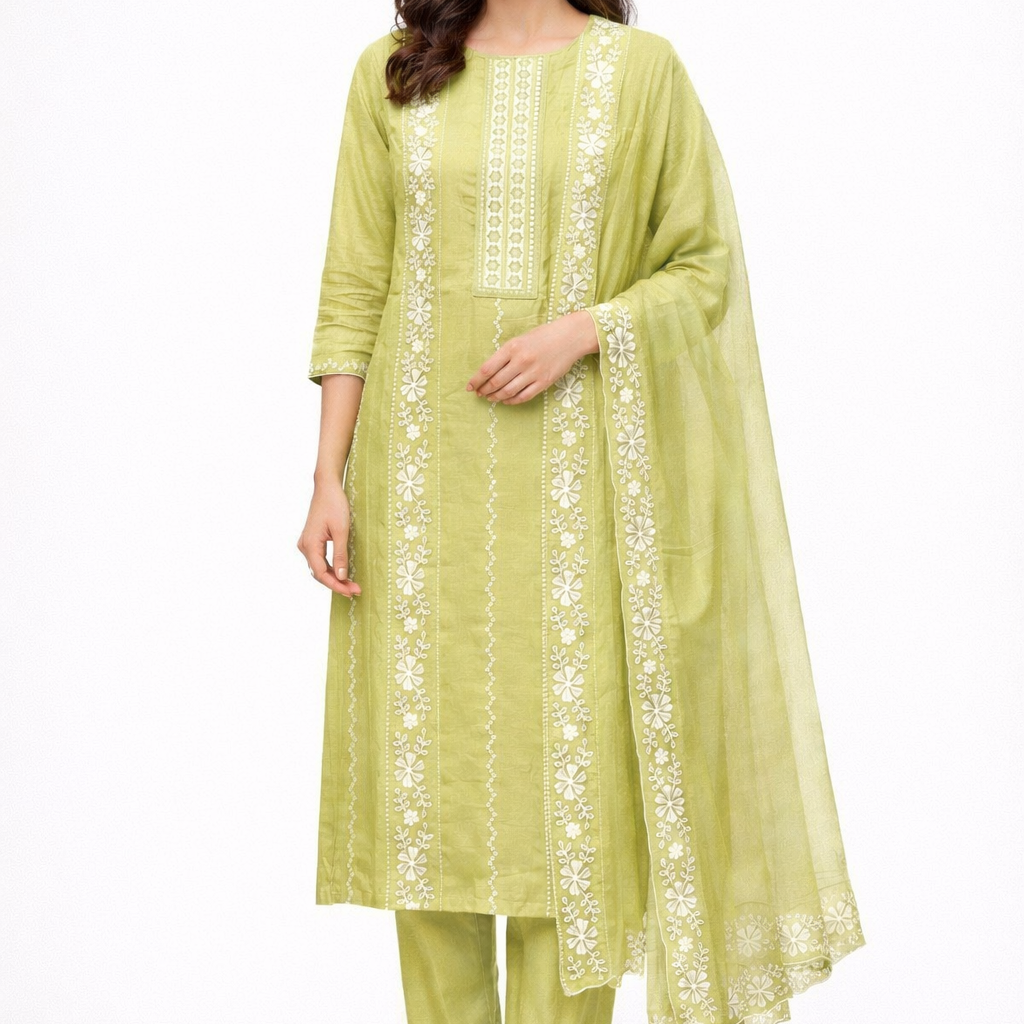Unstitched Jaam Cotton Salwar Suit