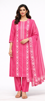 Unstitched Jaam Cotton Salwar Suit