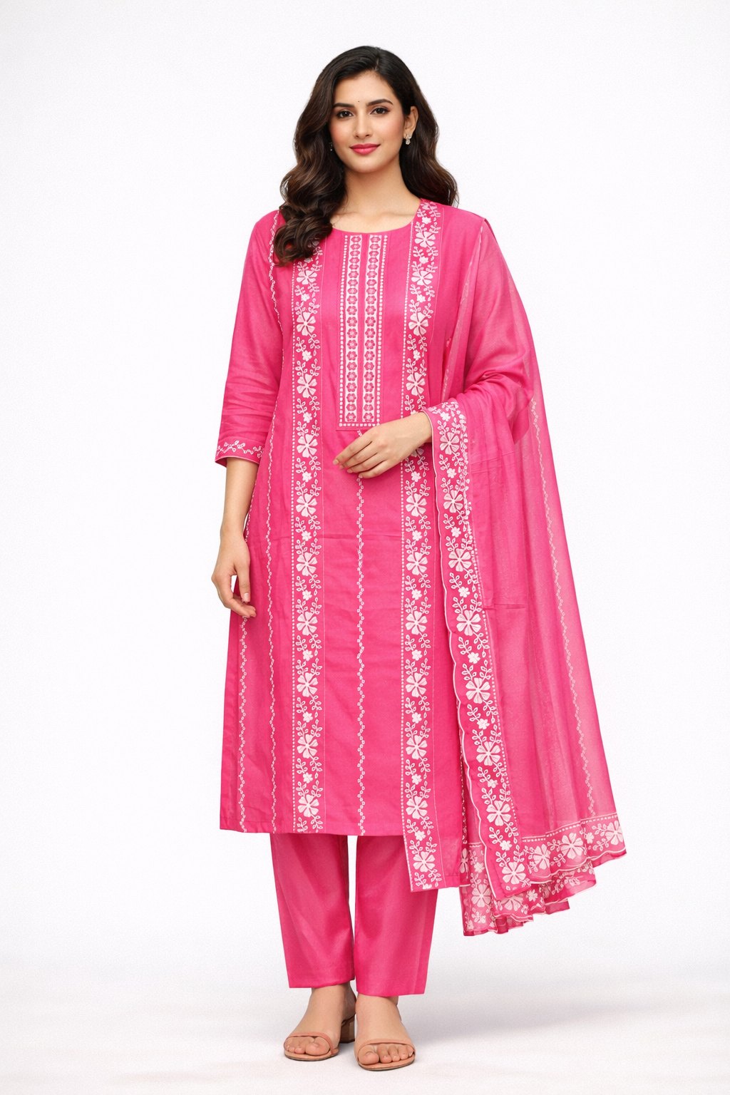 Unstitched Jaam Cotton Salwar Suit