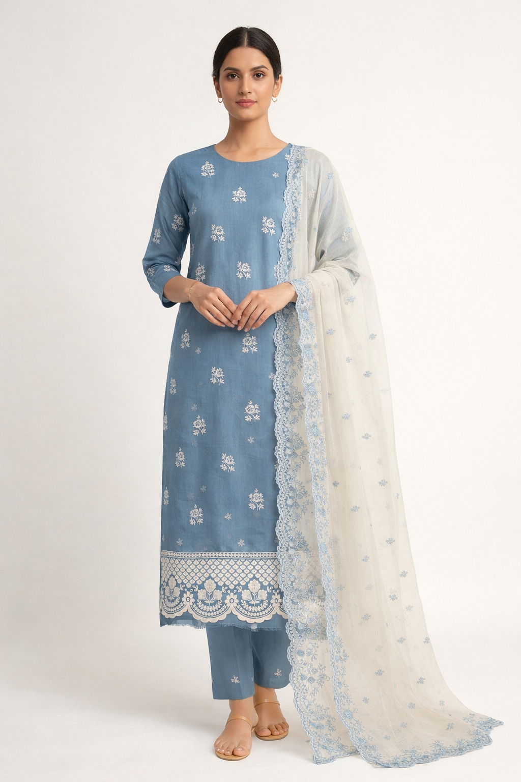 Unstitched Jaam Cotton Salwar Suit
