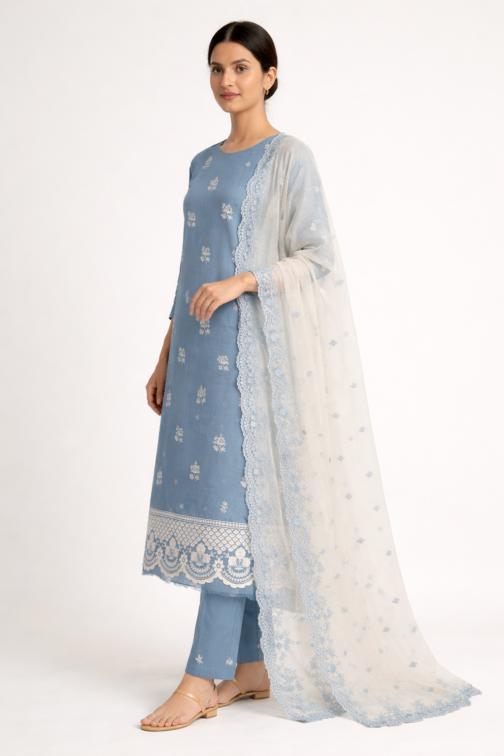 Unstitched Jaam Cotton Salwar Suit