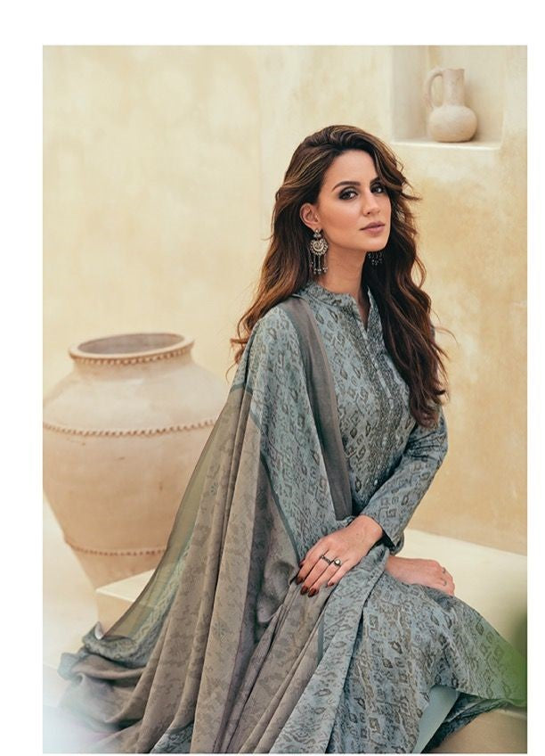 UNSTITCHED JAAM COTTON SUIT