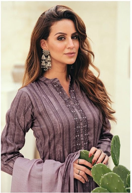 UNSTITCHED JAAM COTTON SUIT