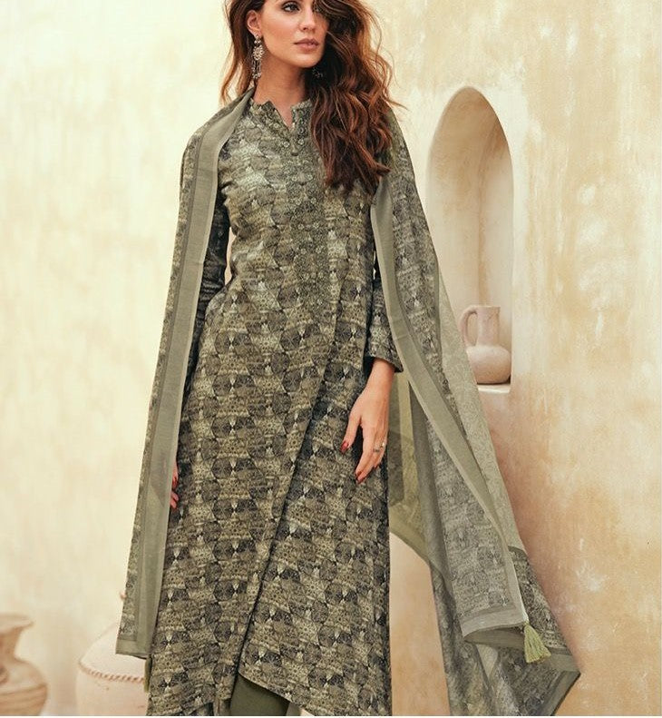 UNSTITCHED JAAM COTTON SUIT
